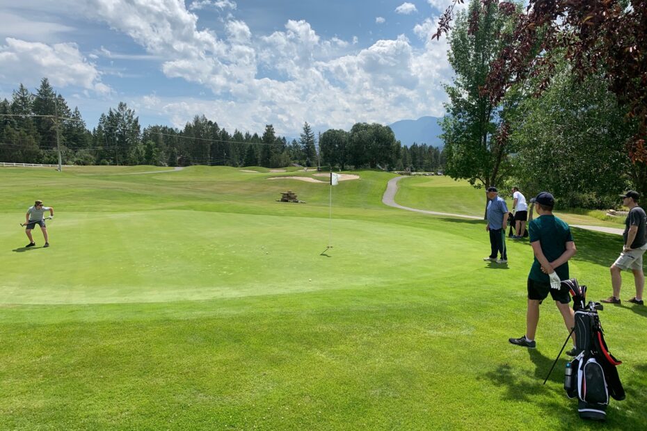 Golfing in the Canadian Rockies